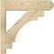 Ekena Millwork Merced Rough Sawn Craftsman Outlooker, Douglas Fir, 6"W x 22"D x 22"H OUT06X22X22MRC04RDF - alternate 3